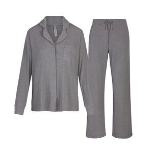 SKIMS Soft Lounge Sleep Pajama Set - Heather Grey
